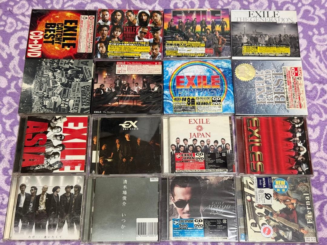 EXILE CD DVDコレクション ほぼ初回 未開封数点有他グッズおまけまとめ