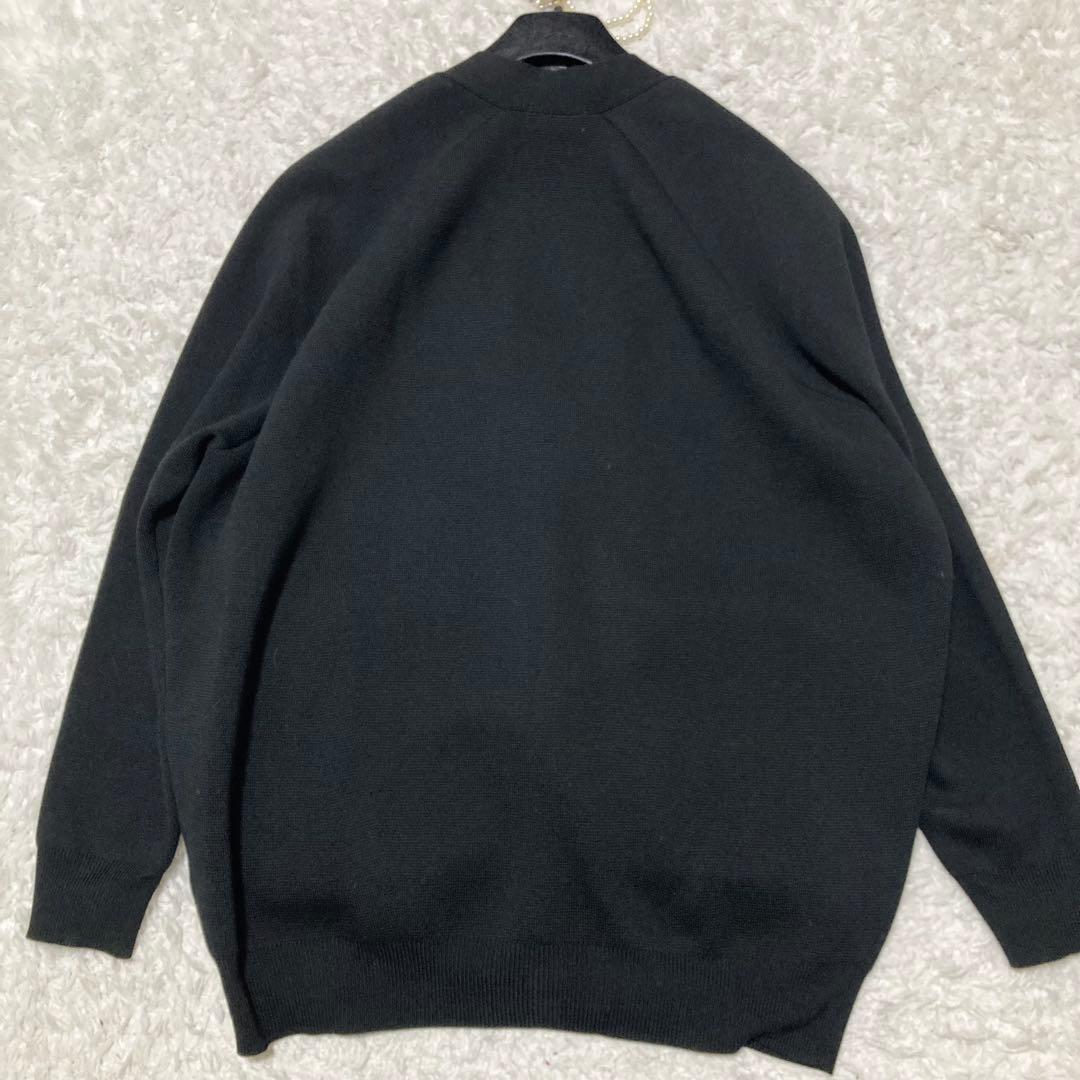 美品♡ ボールジィ ミラノリブポケットファーカーディガン 36 黒 ウール