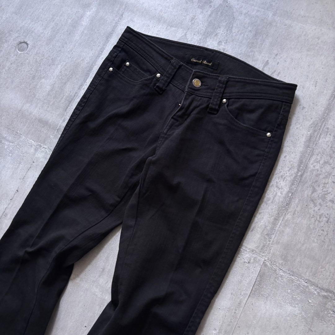 パンツ 00s archive boots cut flare pants y2k