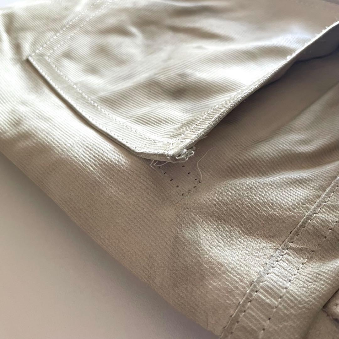 旬のレザー A.P.C. LEATHER PANTS ホワイト フランス製 32