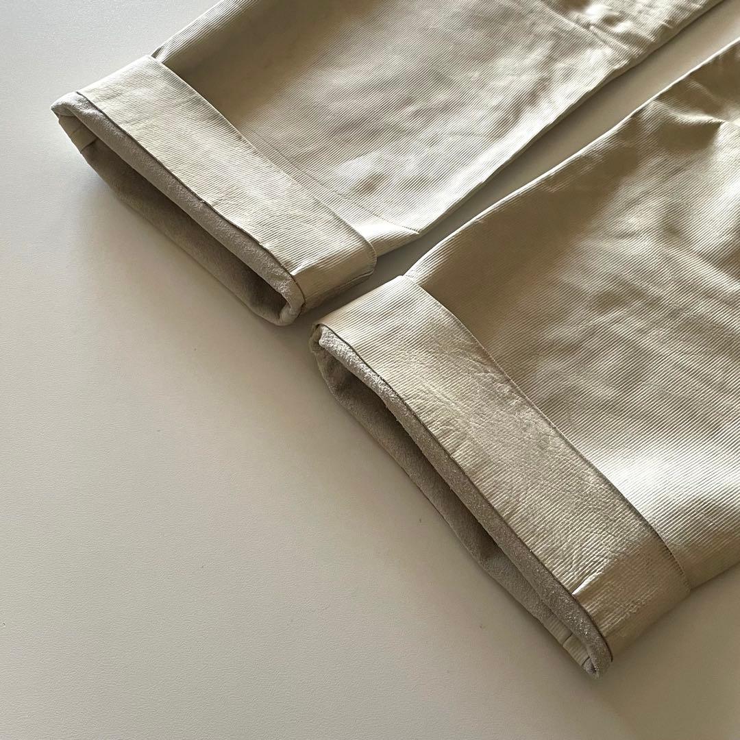 旬のレザー A.P.C. LEATHER PANTS ホワイト フランス製 32