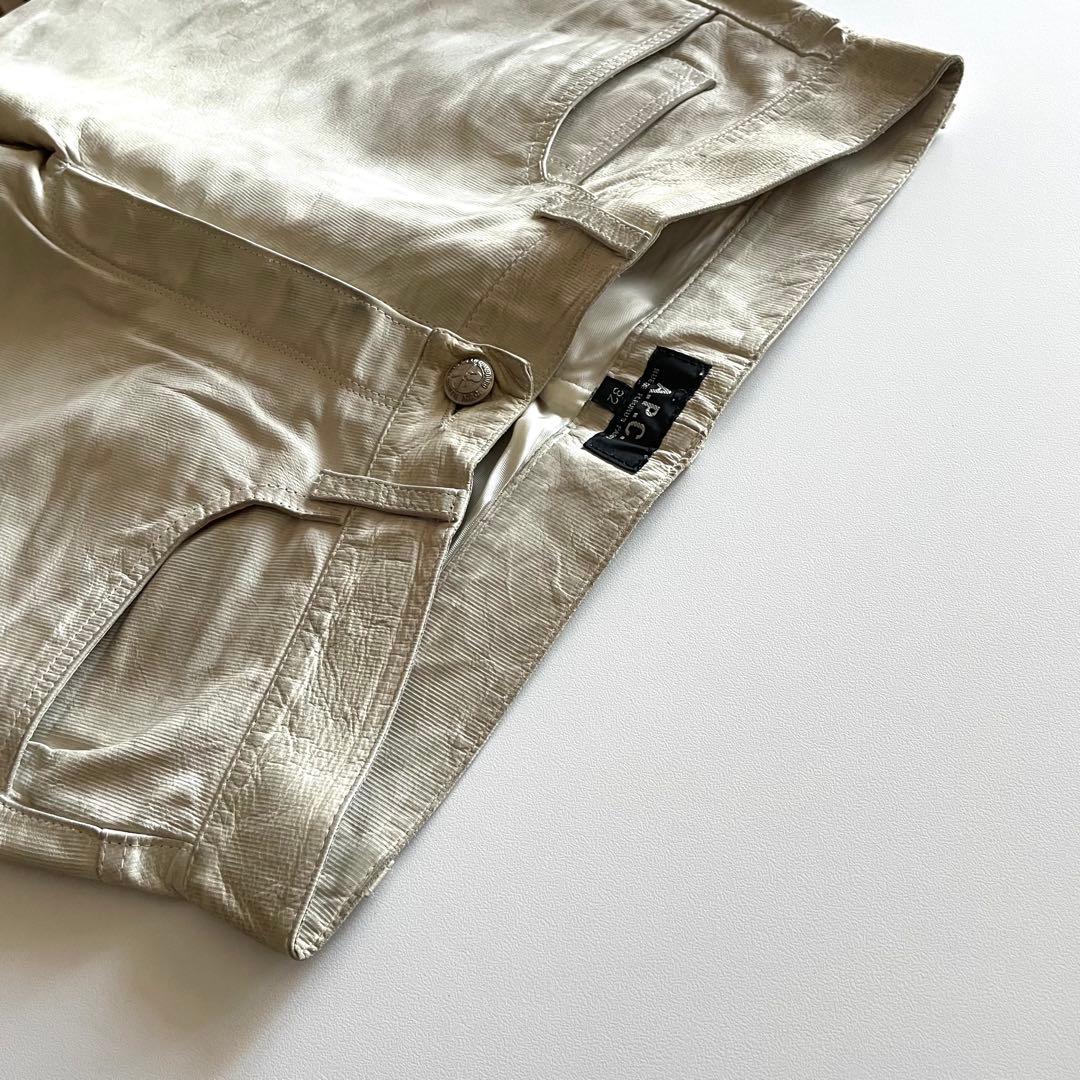 旬のレザー A.P.C. LEATHER PANTS ホワイト フランス製 32
