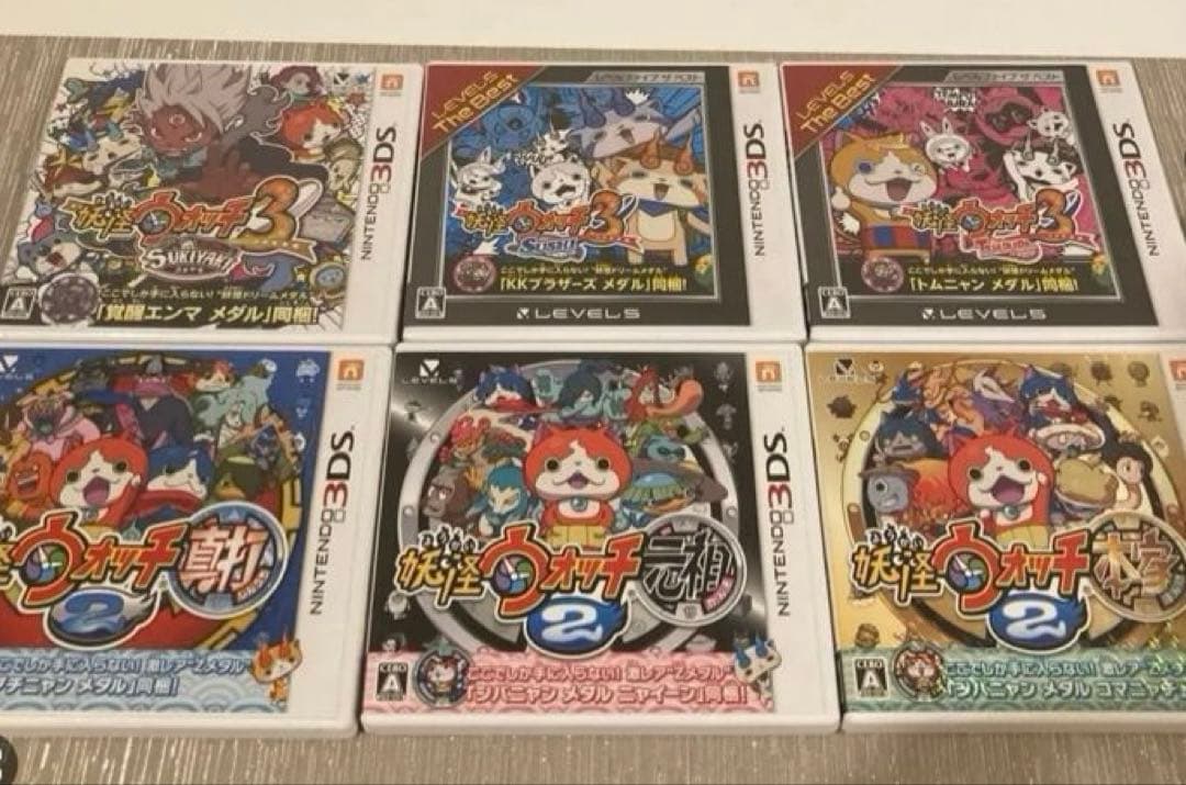 3DS 妖怪ウォッチ　11点（新品3点と中古8点）