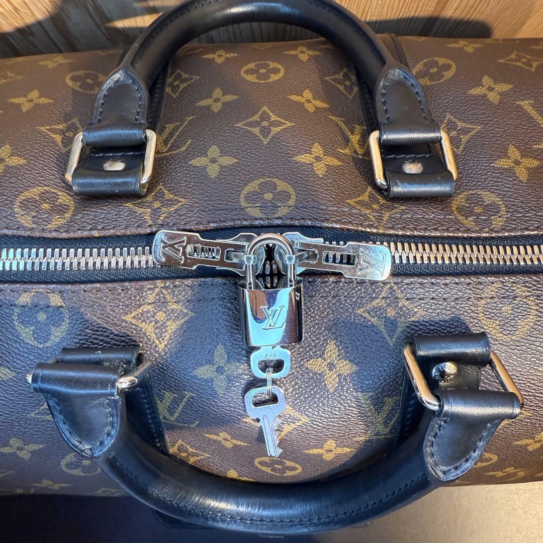 LOUIS VUITTON ルイ・ヴィトン｜キーポル45｜モノグラム・マカサー