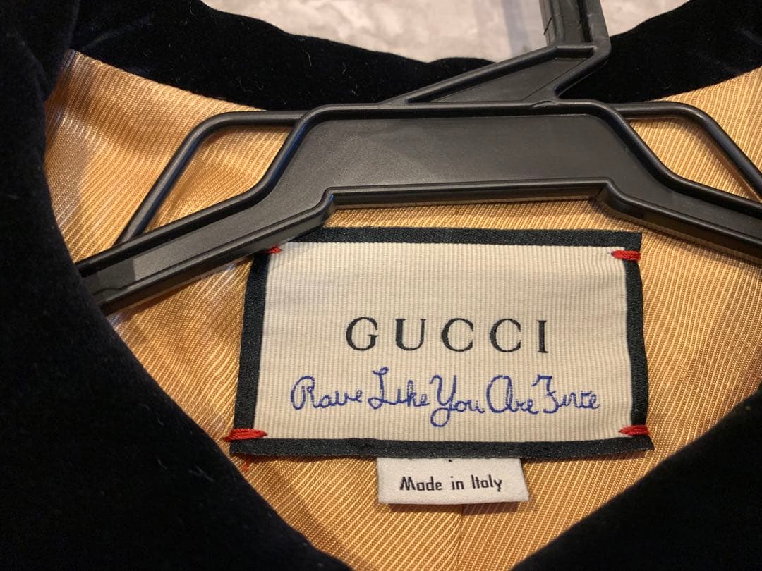 美品GUCCI グッチ赤ミニマムジャケット42