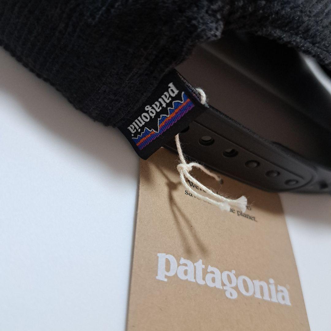 patagonia コーデュロイキャップ ブラック