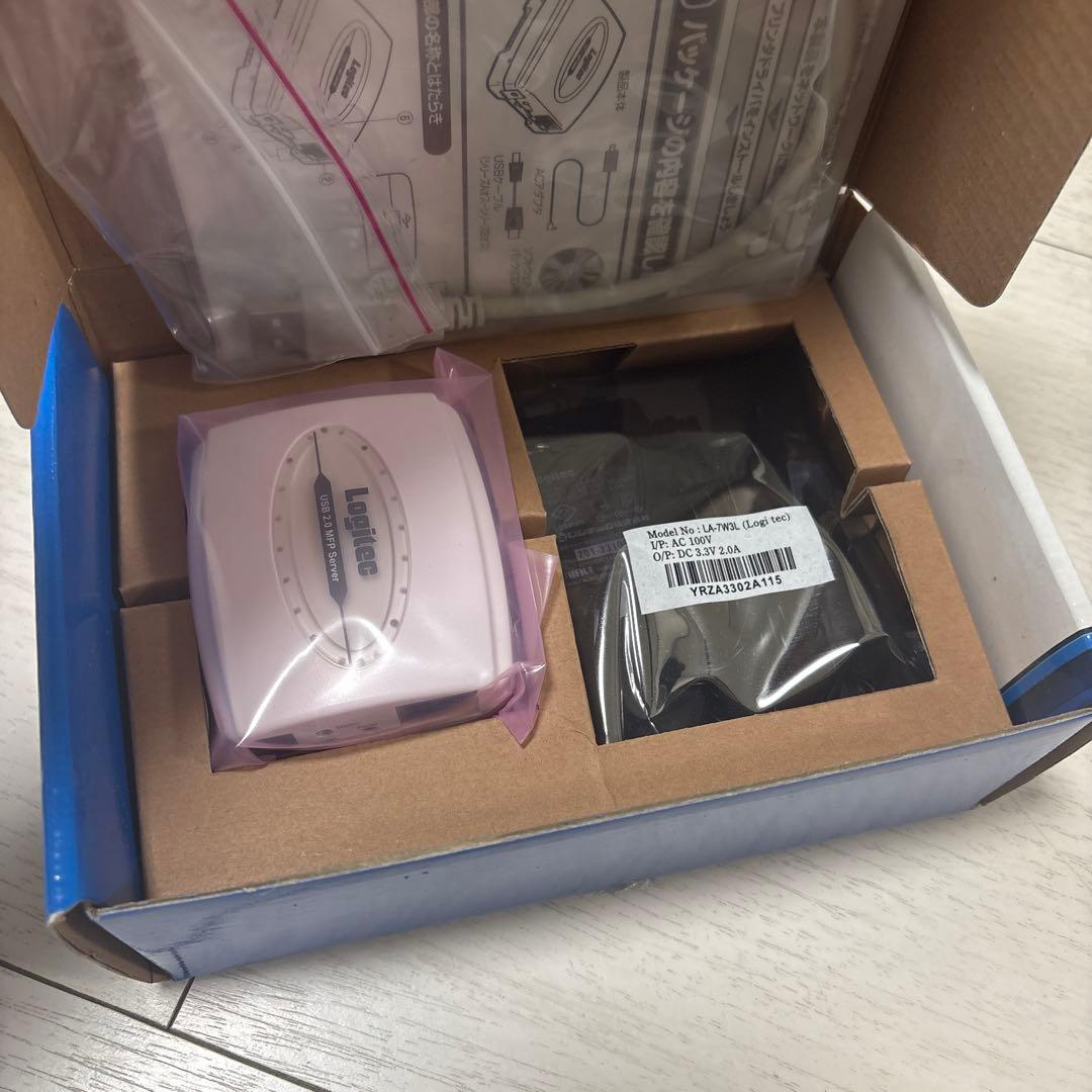 Logitec USB 2.0 プリントサーバー LAN-MFPSIU2