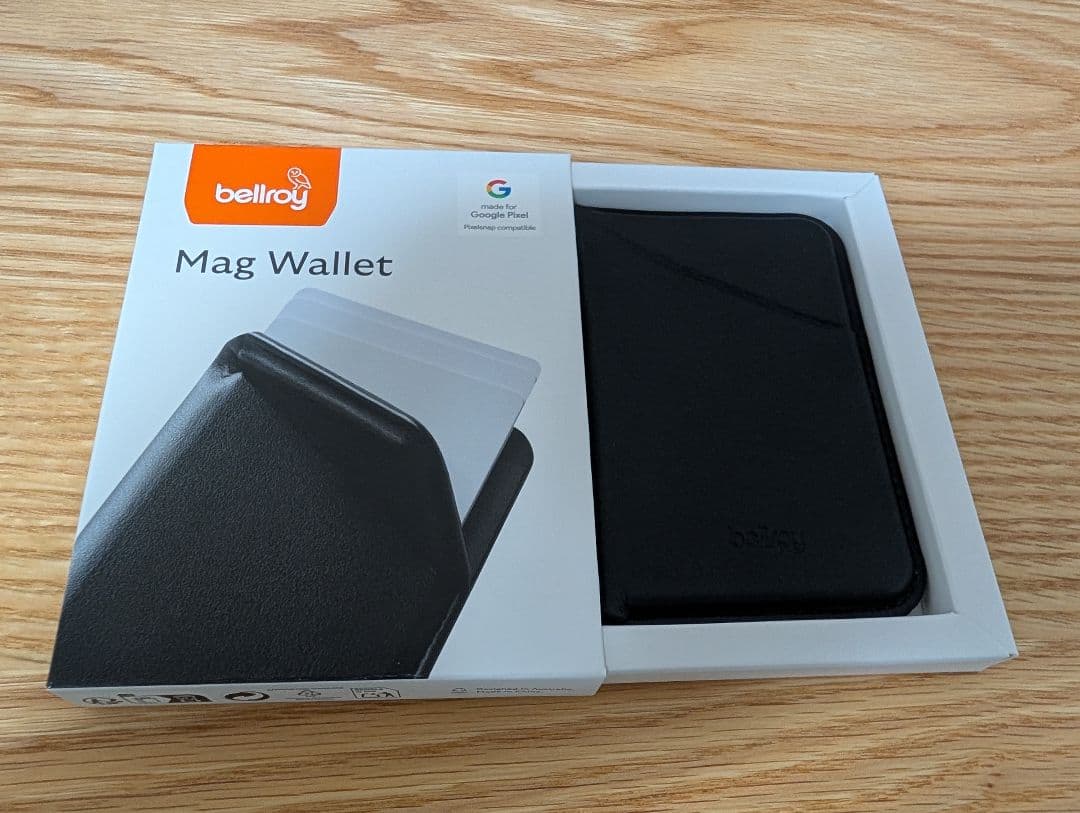 Bellroy レザー Mag ウォレット（Pixelsnap 対応）