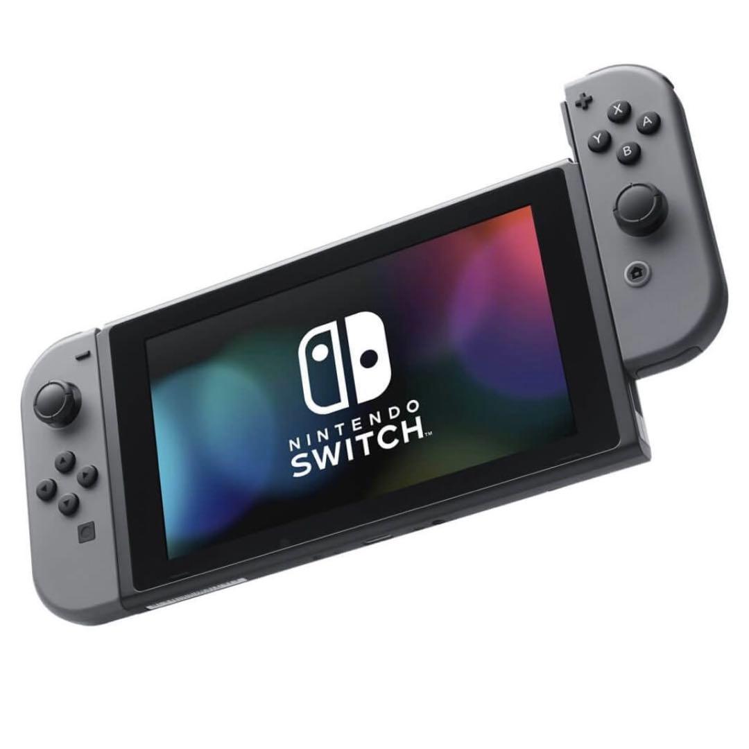 Nintendo Switch グレー 本体 持ち運びケース付き