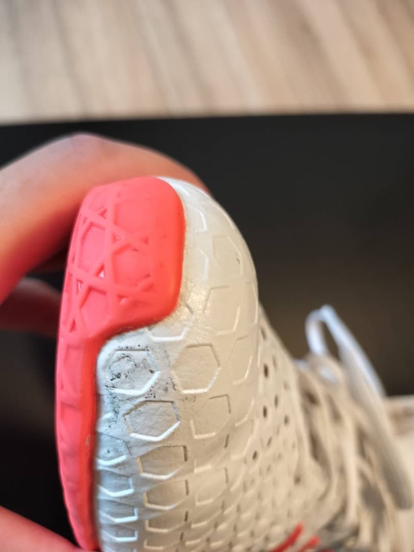 adidas ボクシングシューズ ホワイト/レッド　レスリング　リングシューズ