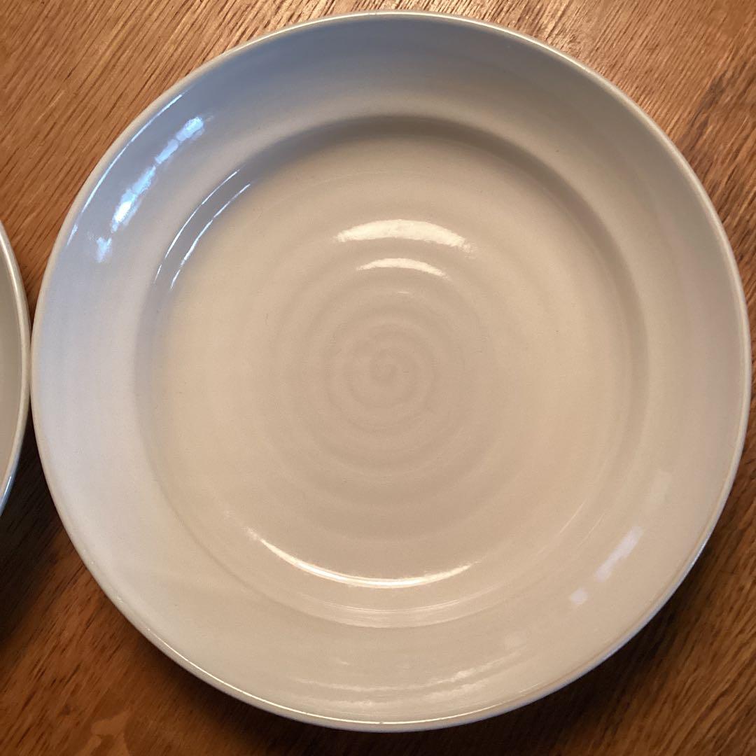 サンエフ健康陶器　くるみ茶碗 小雪(2個セット)パスタ・カレー皿2個セット