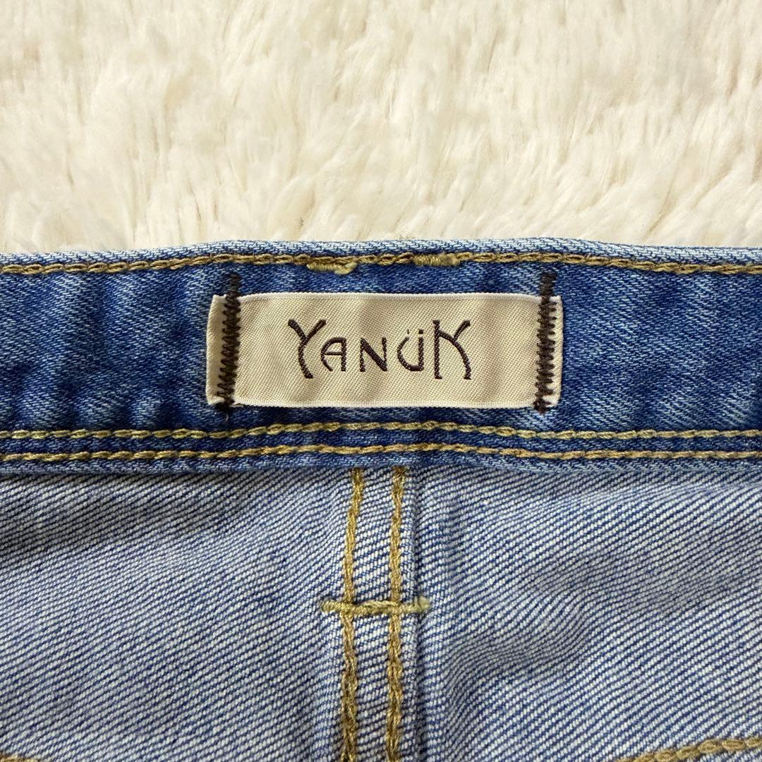 YANUK ヤヌーク バギーデニム 日本製 23 カットオフ補正あり レディース
