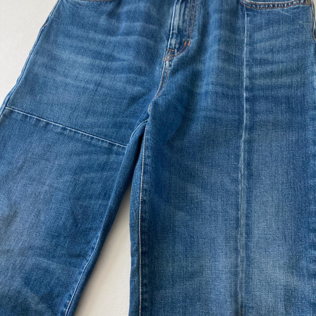 【美品】Max Mara　近年モデル アシンメトリー デニムパンツ ストレッチ