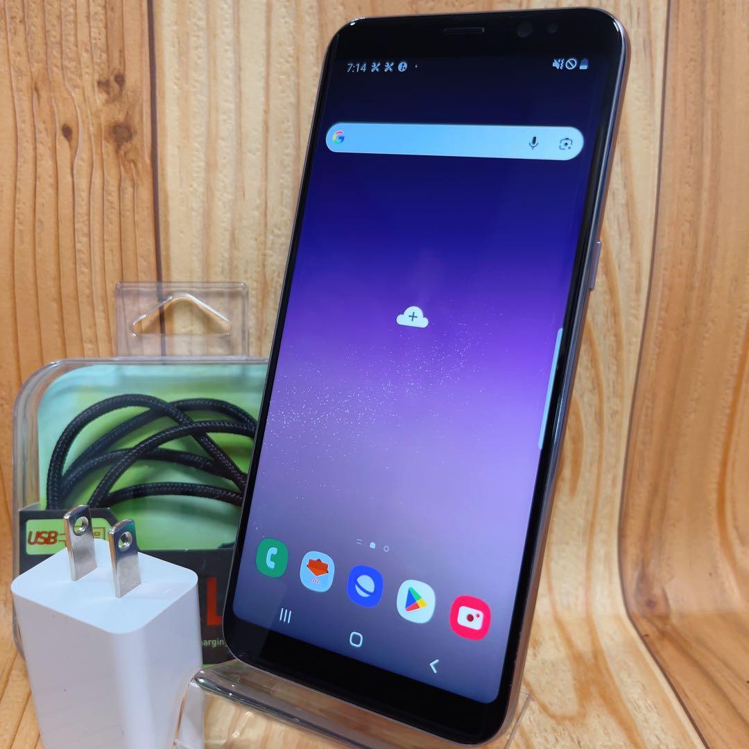 SIMフリー 本体 Galaxy S8 SCV36 64 GB 053 グレイ