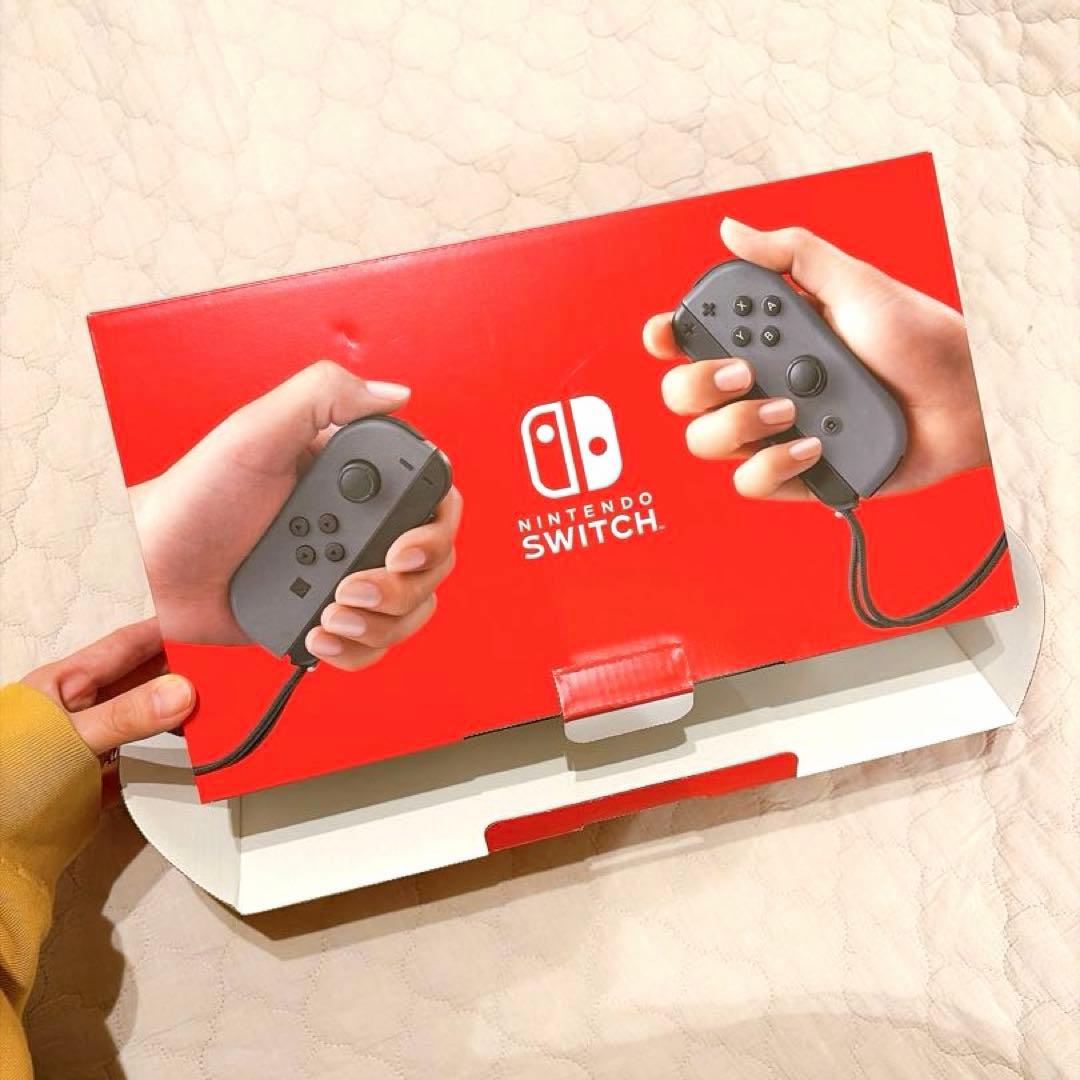 Nintendo Switch スウィッチ 本体 グレー ケース付き