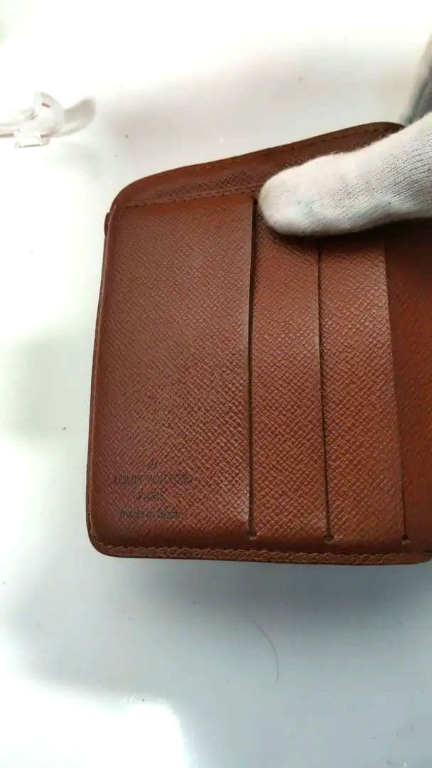 ❣️美品❣️ルイヴィトン 折りたたみ財布 モノグラム 茶色 コンパクトジップ