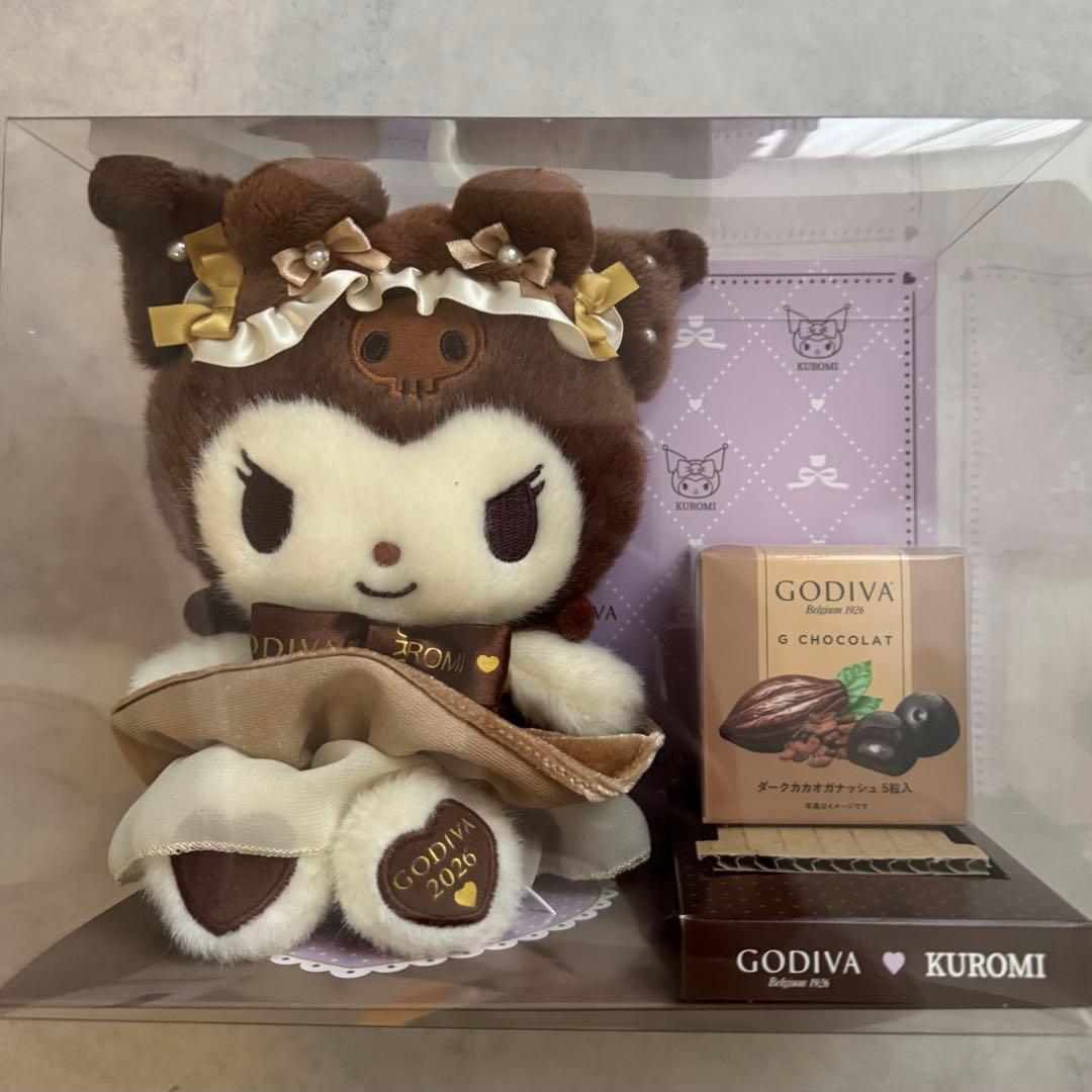【新品】GODIVA クロミ 2026 限定 ぬいぐるみ＆チョコ セット