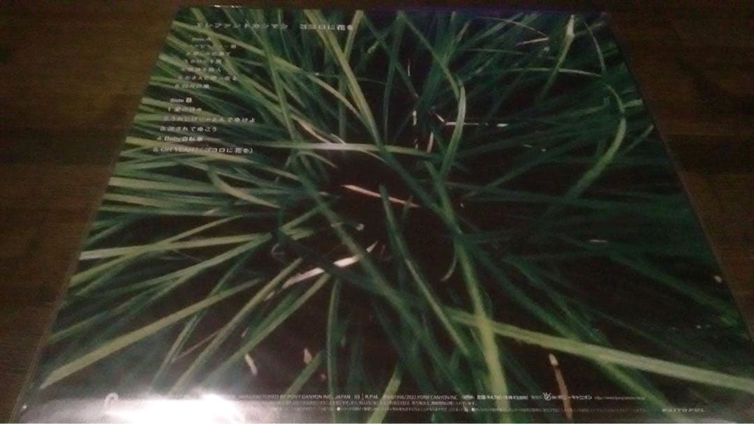 新品稀少/限定盤LP/エレファントカシマシ/ココロに花を