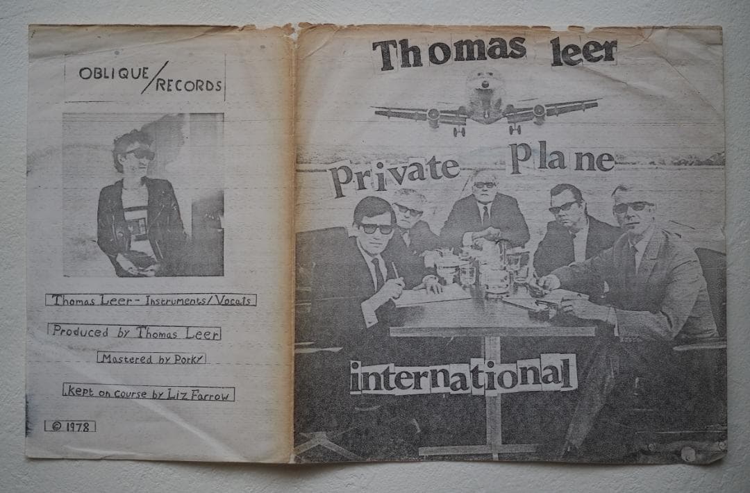 Thomas Leer　New Wave　7インチレコード　UK　英国
