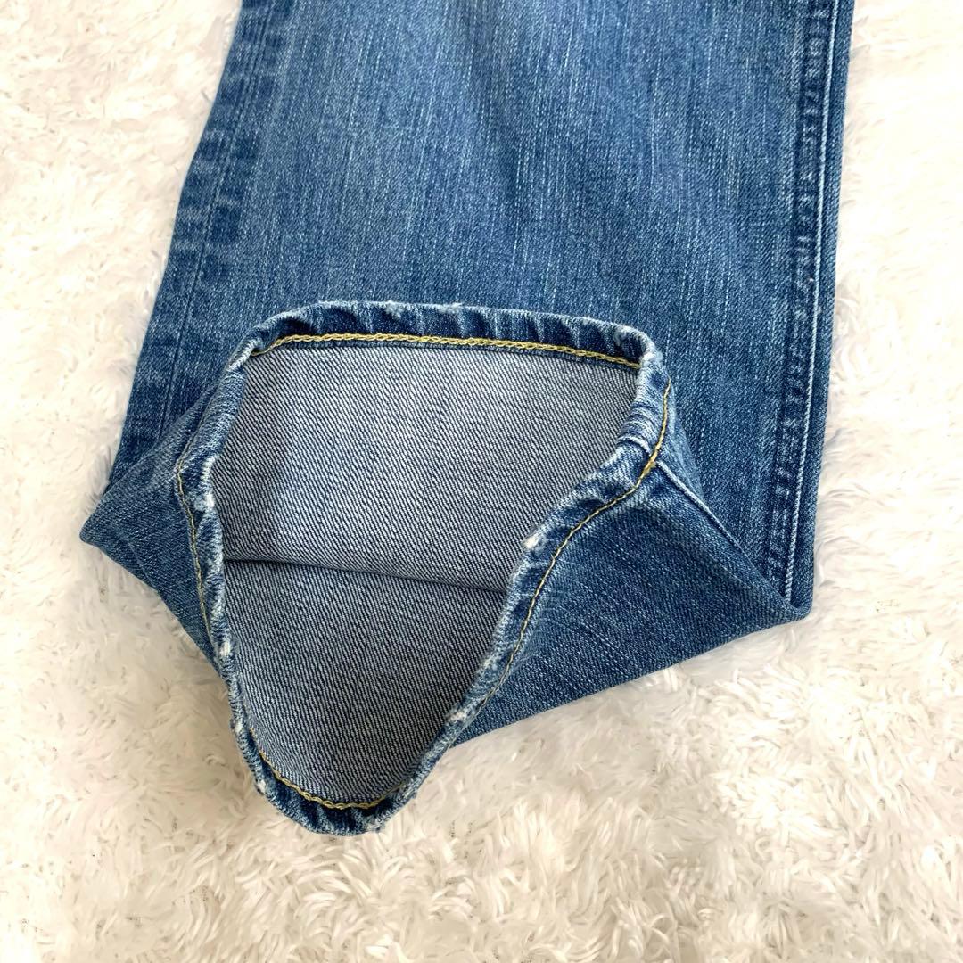 美品 ヤヌーク Low Rise ストレート\"LOUISE\" デニム 27