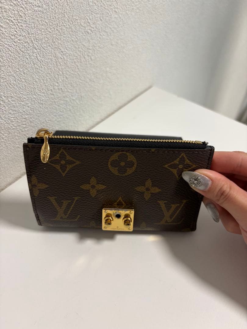 Louis Vuitton 三つ折り財布 ブラウン/ブラック