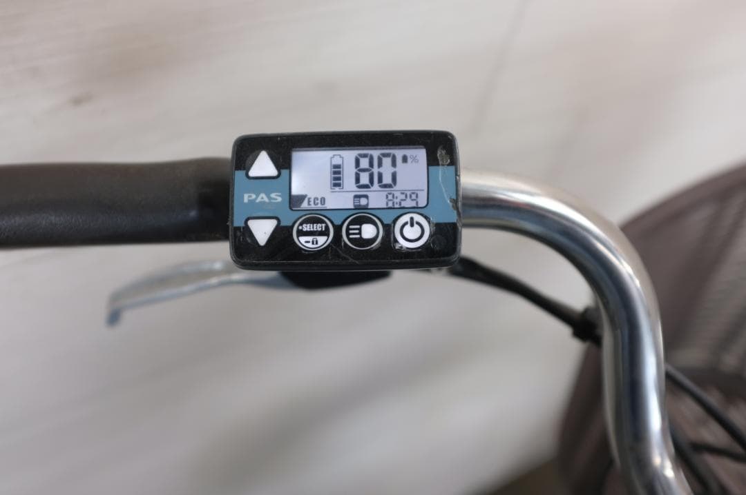 電動自転車ヤマハPAS　With 26インチ3段　8.7Ah（4点灯）充電器あり