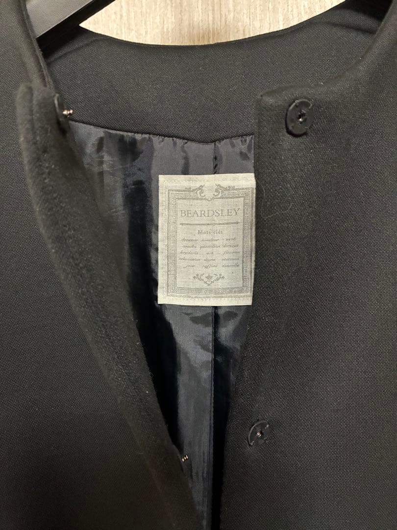 BEARDSLEY ダンボールギャザーコート　ブラック　ビアズリー⭐︎完売品