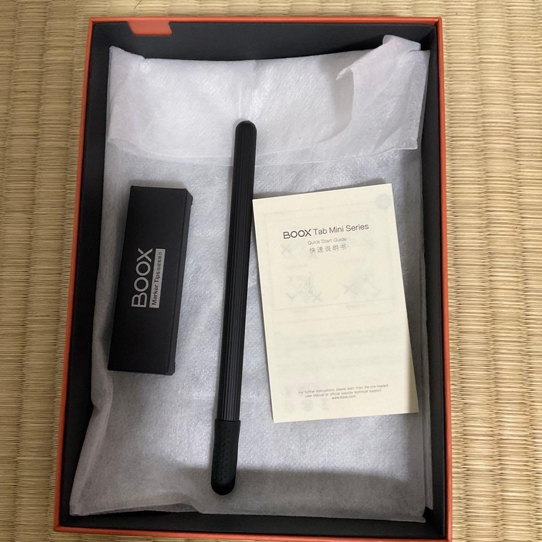 美品 BOOX tab mini 純正カバー付き