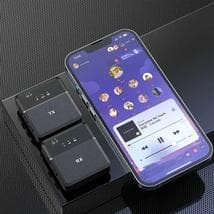 ワイヤレスピンマイクレシーバー付きプロフェッショナルハイレゾ対応TypeC3.5