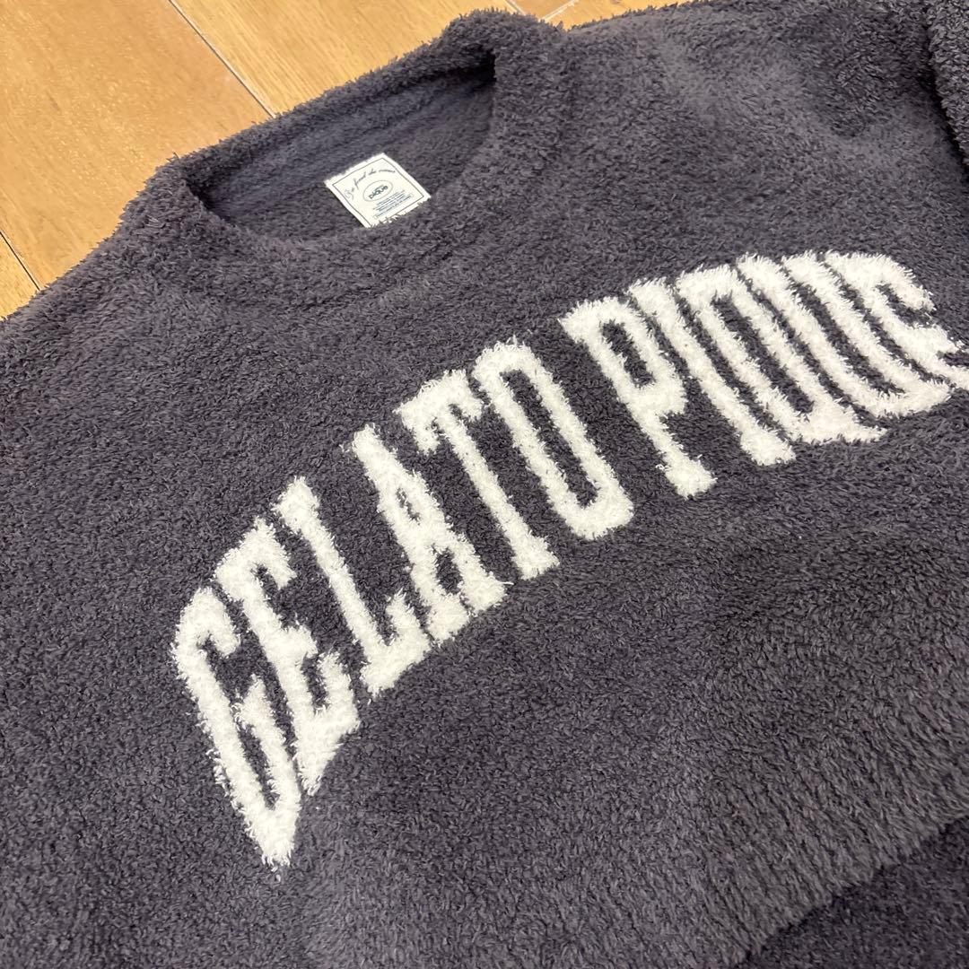 GELATO PIQUE ダークグレー ルームウェアセット