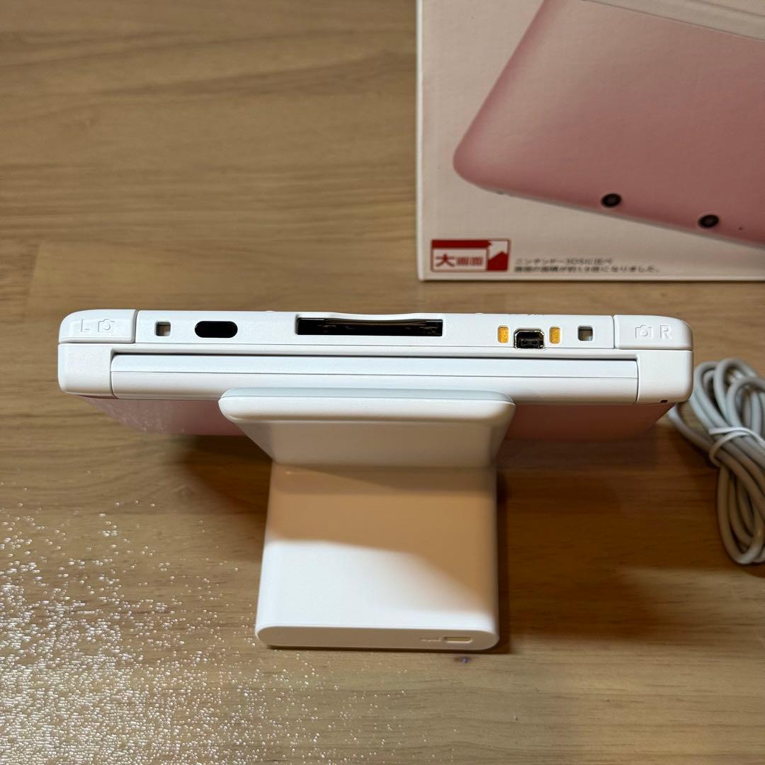 6-206【美品】ニンテンドー3DS LL ピンク×ホワイト 箱付き