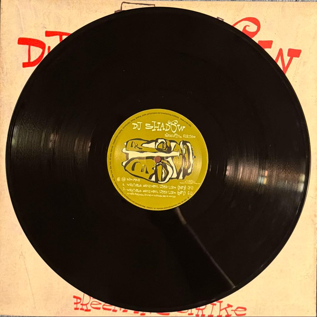 洋楽 DJ Shadow Preemptive Strike 2LP Reissue