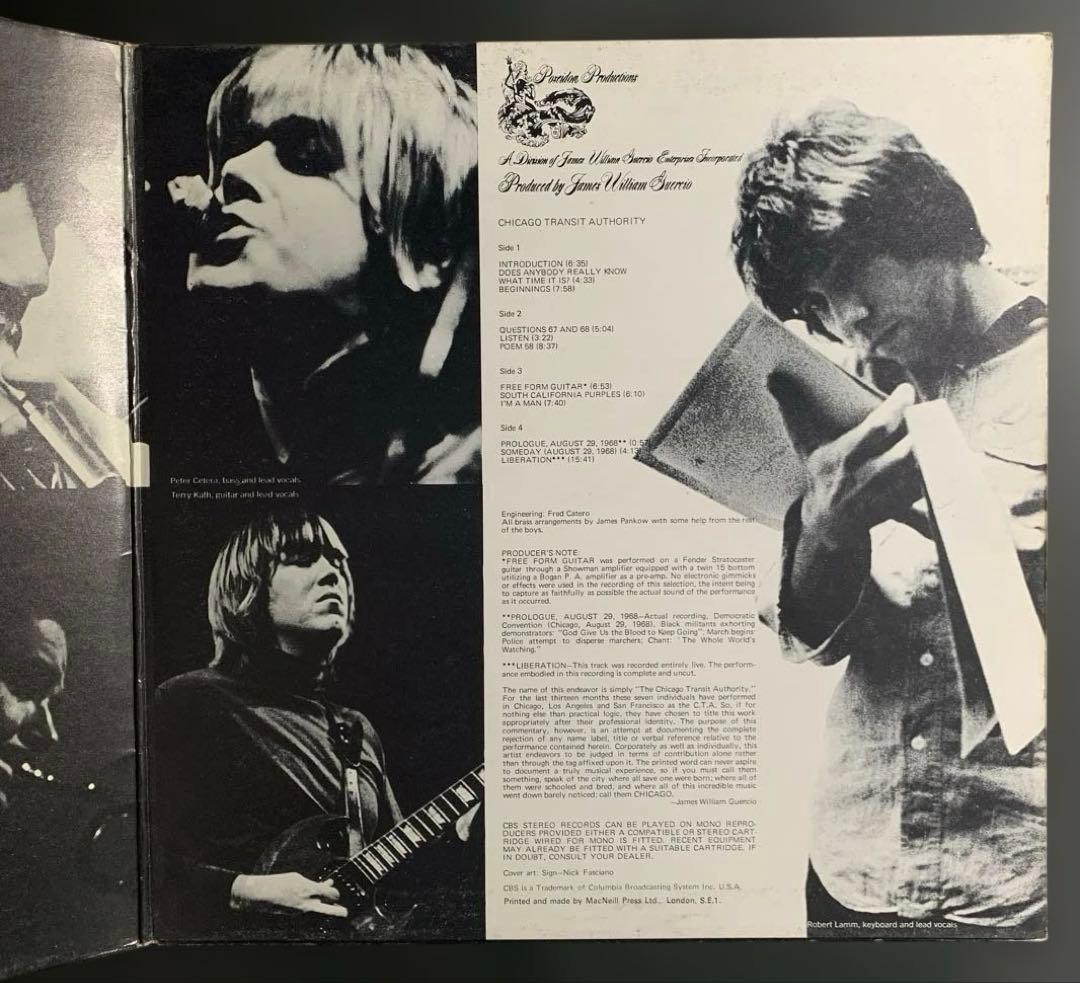 Chicago / Chicago Transit Authority UK盤