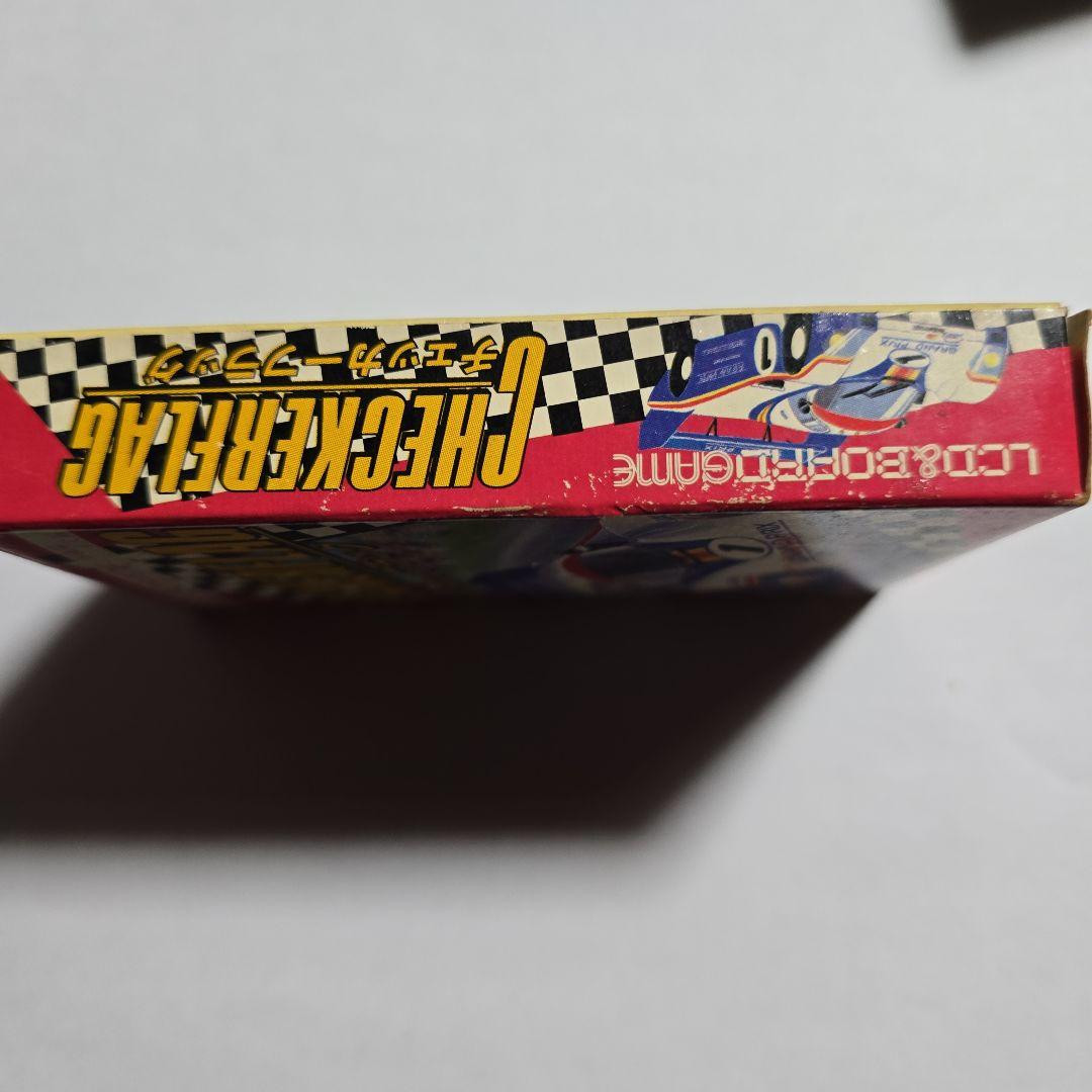 学研　チェッカーフラッグ　ゲームウォッチ　レトロ　箱説明書付き　本体欠品なし