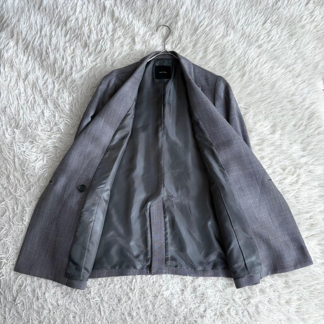 極美品★スピックアンドスパン ピンチェック オーバージャケット 38