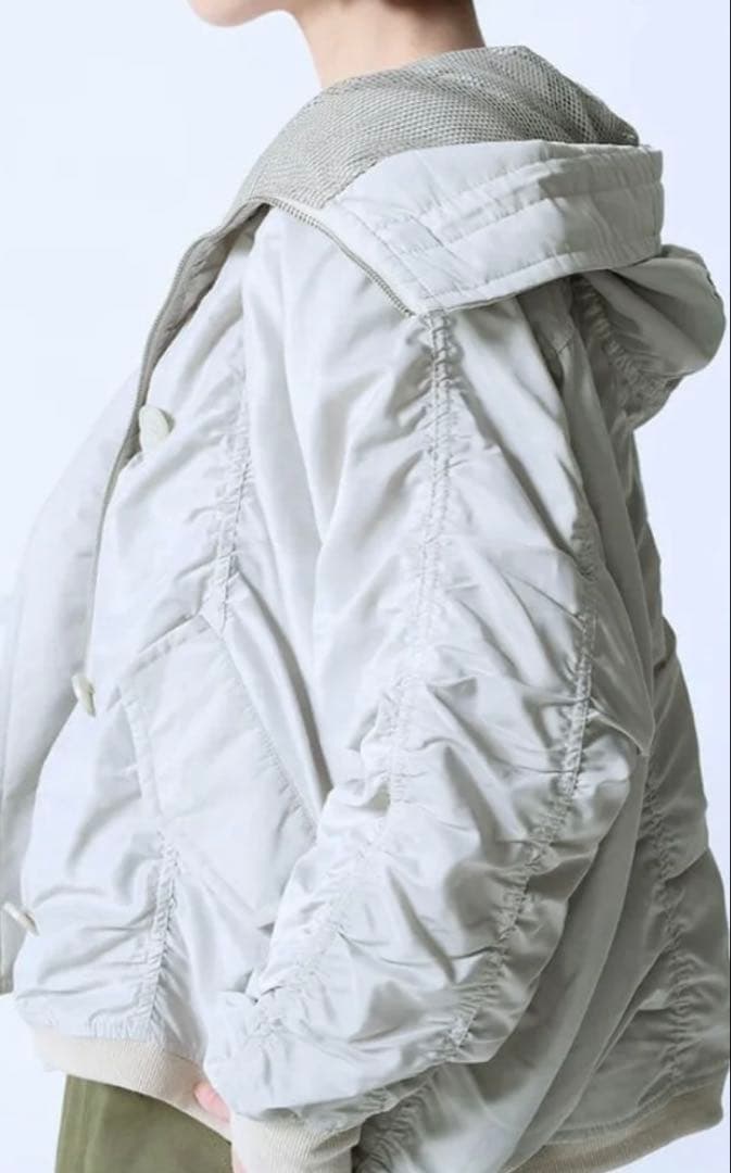 定価28000円　ヤマダヤ　LASUD シャーリングミリタリーライクブルゾン　N