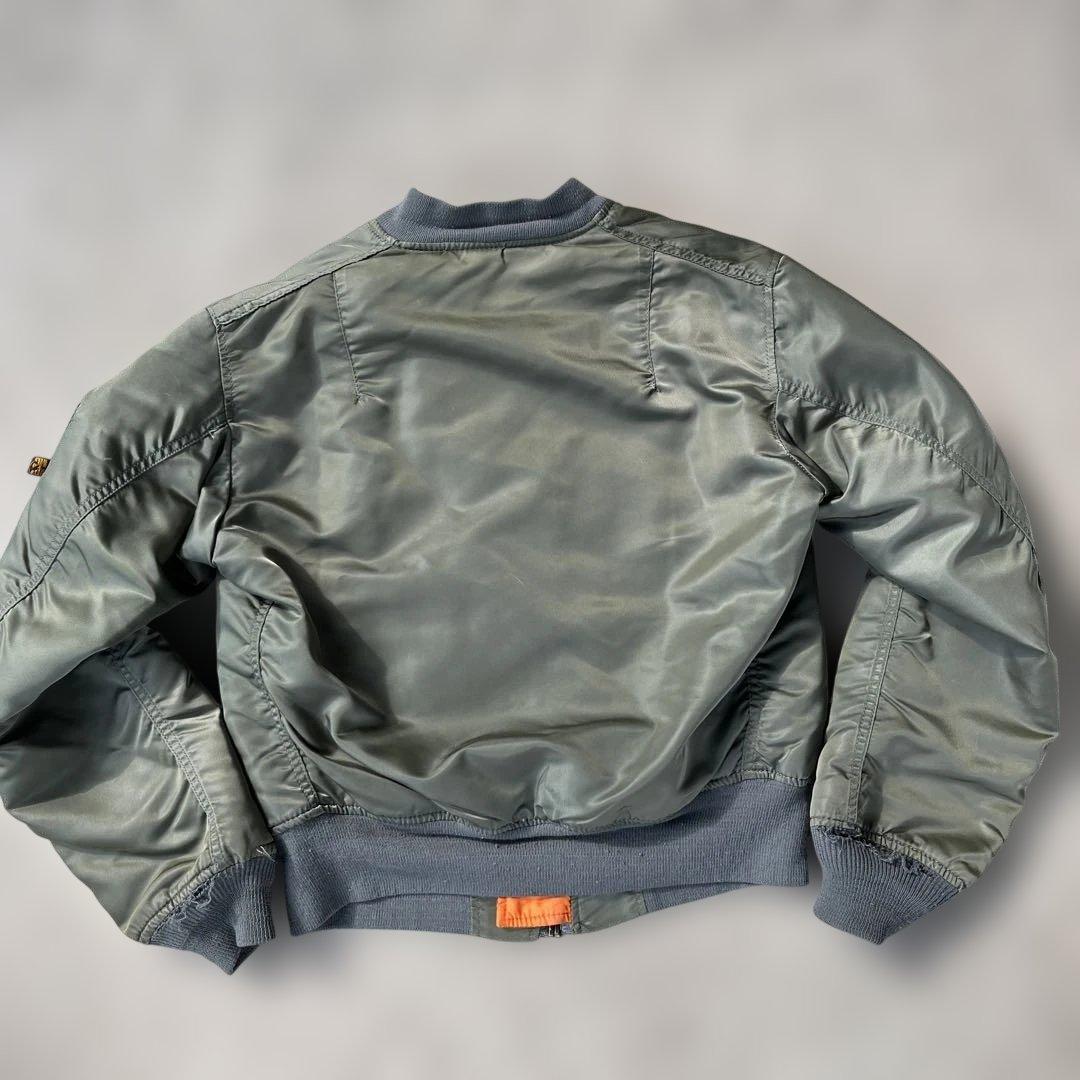 値下げ検討 USA製　80s MA1 フライトジャケット　vintage 民間品