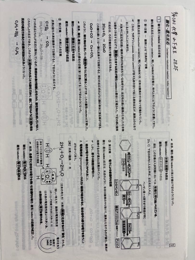 駿台　山下先生　化学　全プリント