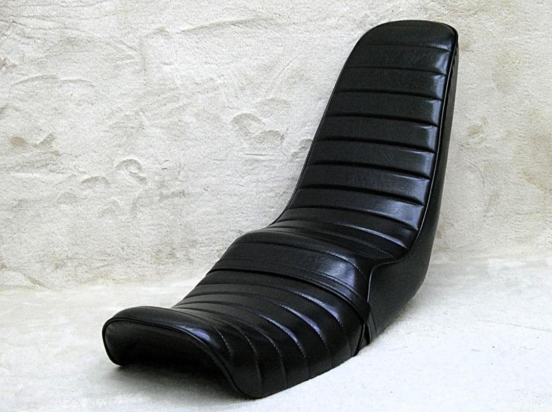 CBX400F 黒皮40cm 三段シート/補強入り ブラックCBX550F