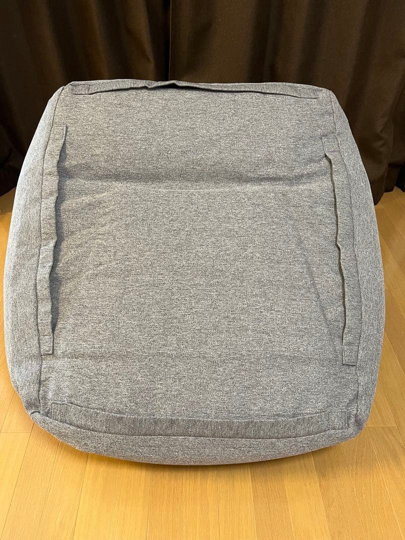 無印良品 空気でできたソファ グレー 空気入れ付き