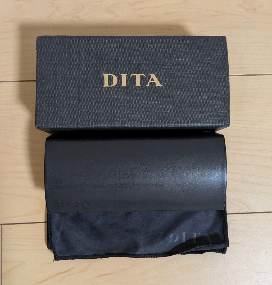 美品 DITA CONDOR TWO ディータ サングラス メガネ 眼鏡 黒 金