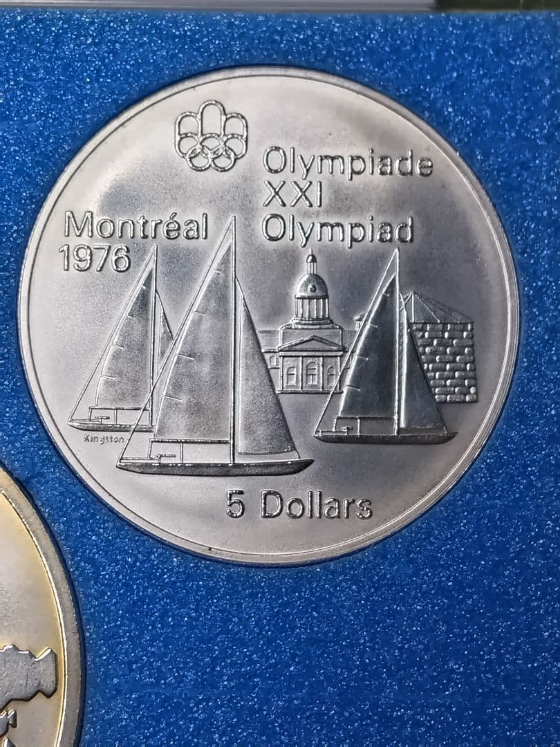 hab037 1976年モントリオールオリンピック記念銀貨セット 銀貨4枚セット