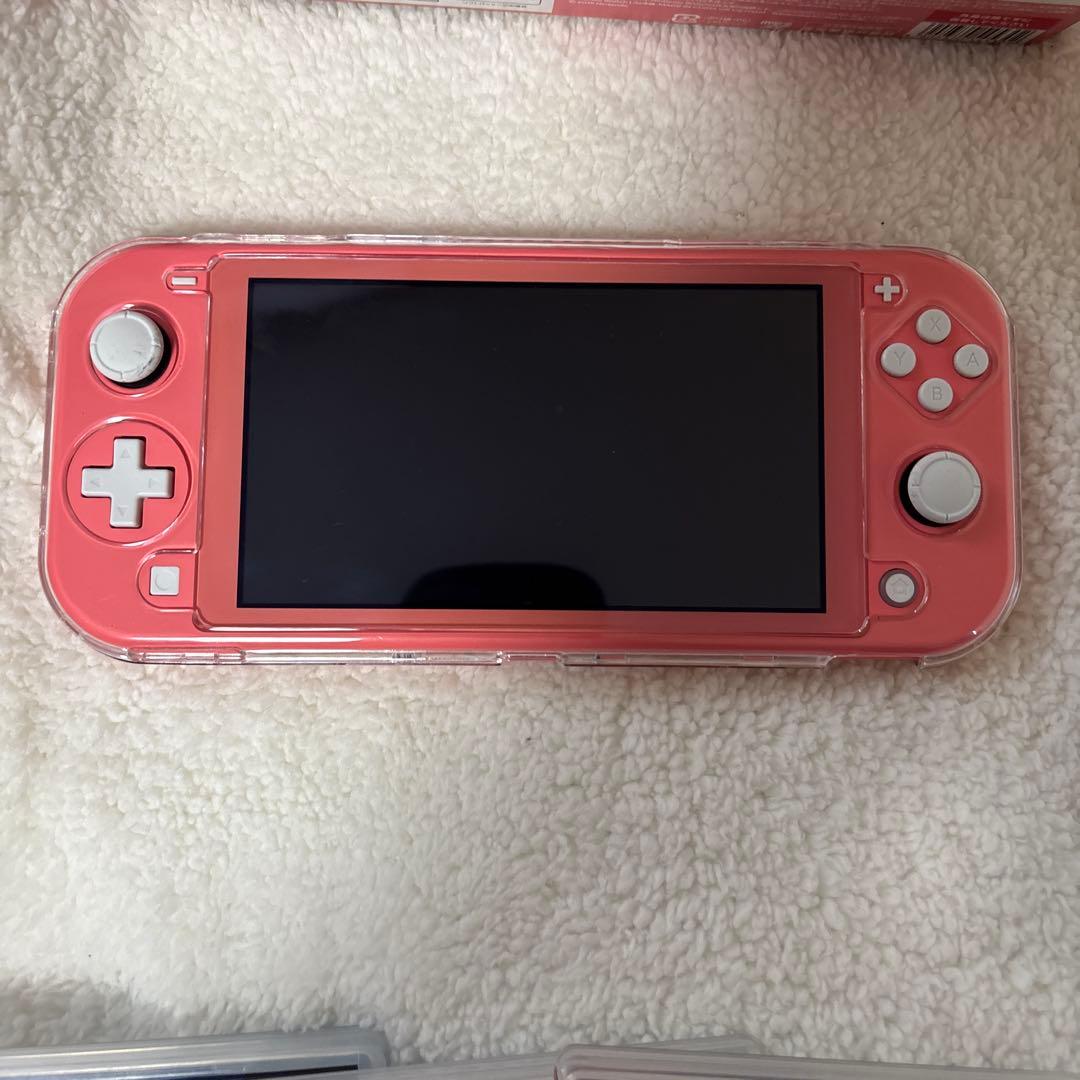Nintendo Switch Lite ピンク 本体+ソフト3本