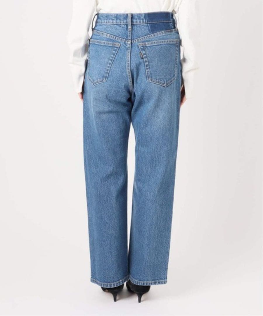 【SLOBE IENA】新品タグ付 LE DENIM ストレートパンツ 14.0