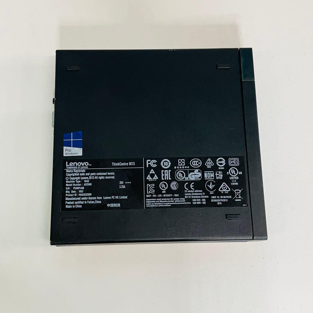 Windowsデスクトップ Lenovo ThinkCentre M73 Tiny Core i5