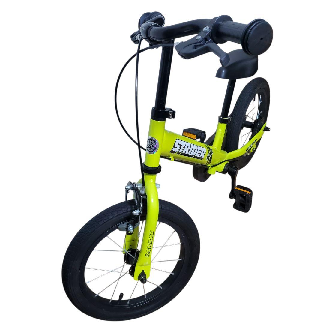 廃盤 限定色 ストライダー STRIDER 14X ライムイエロー 自転車