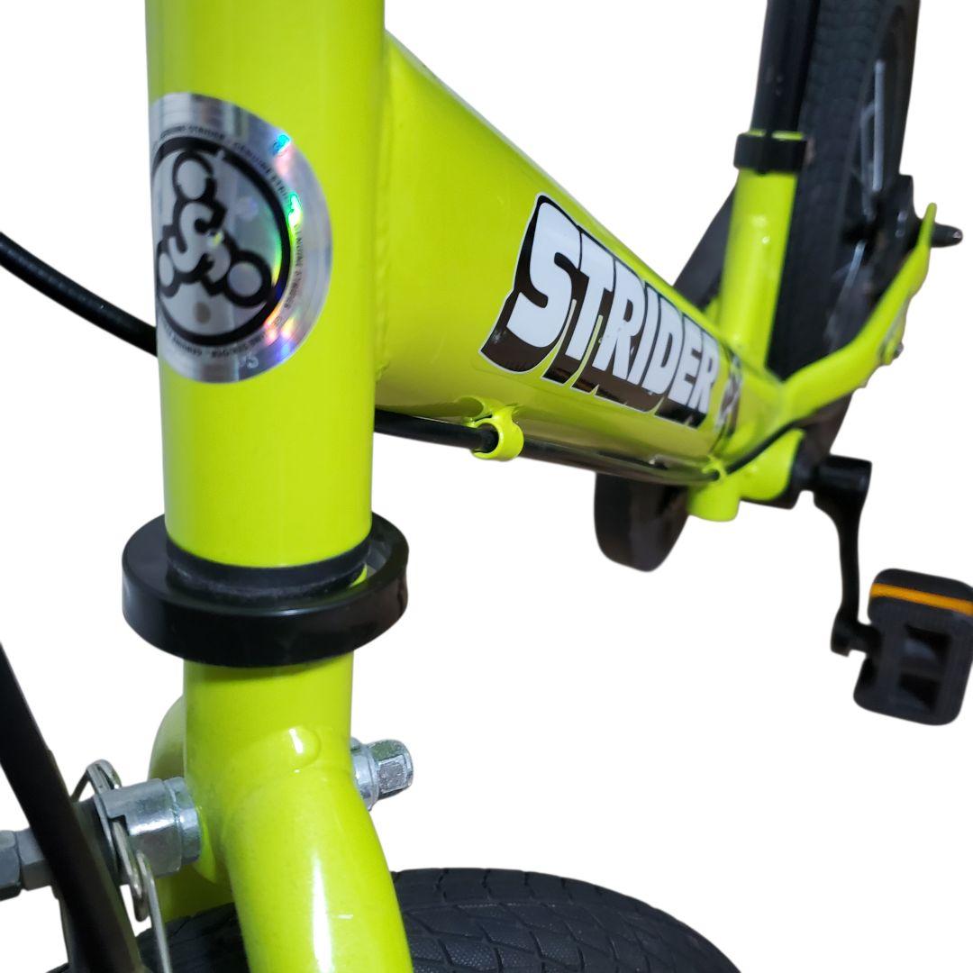 廃盤 限定色 ストライダー STRIDER 14X ライムイエロー 自転車