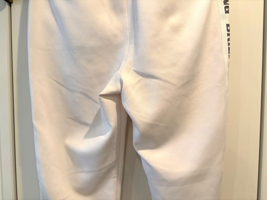 BRIEFING SIDE LOGO LINE SLIM PANTS ホワイト