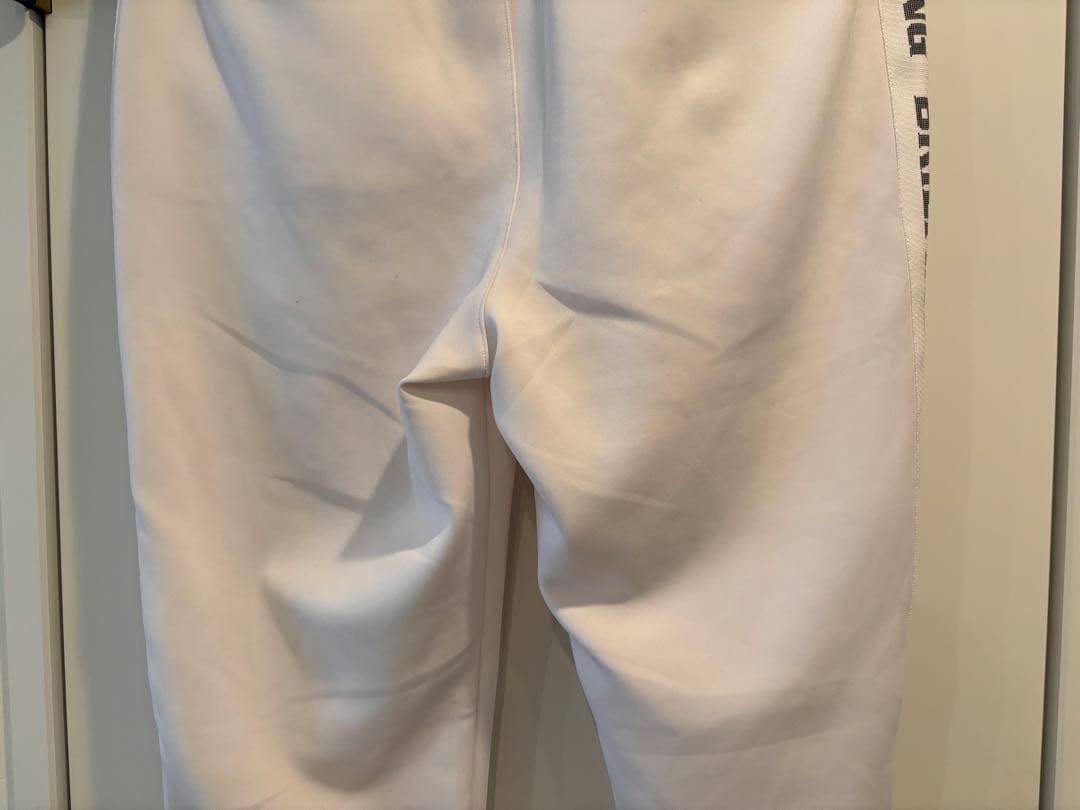 BRIEFING SIDE LOGO LINE SLIM PANTS ホワイト