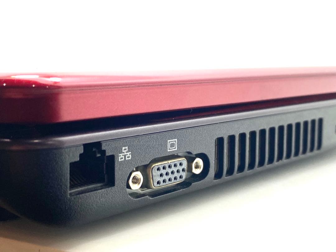 NEC LaVie ノートPC レッド ACアダプター付き